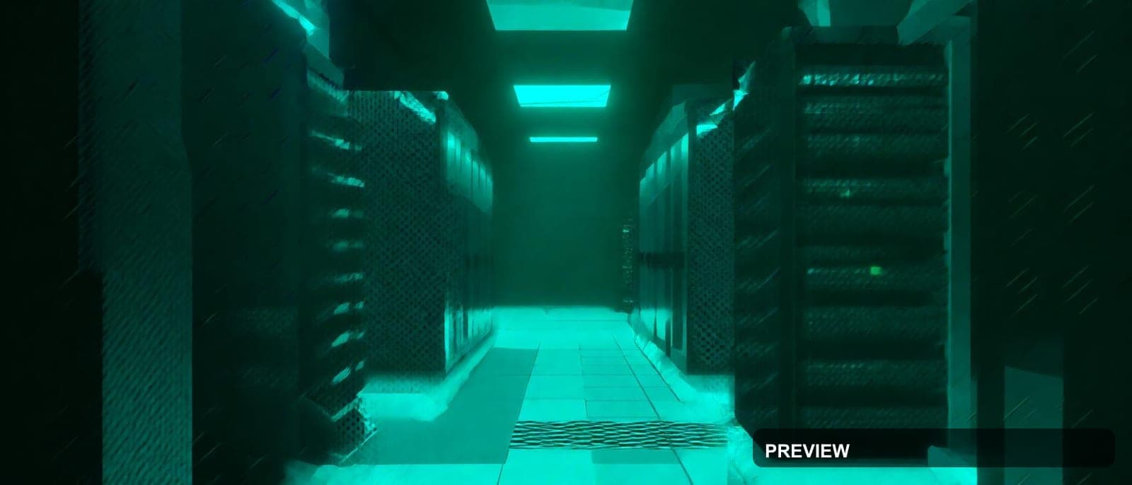 Data Center, Retro Arcade aesthetic, Low Poly, Bold mood, Neon Teal accents, ... — wallpaper — 1680×720, Neon, Cinematic, Bold