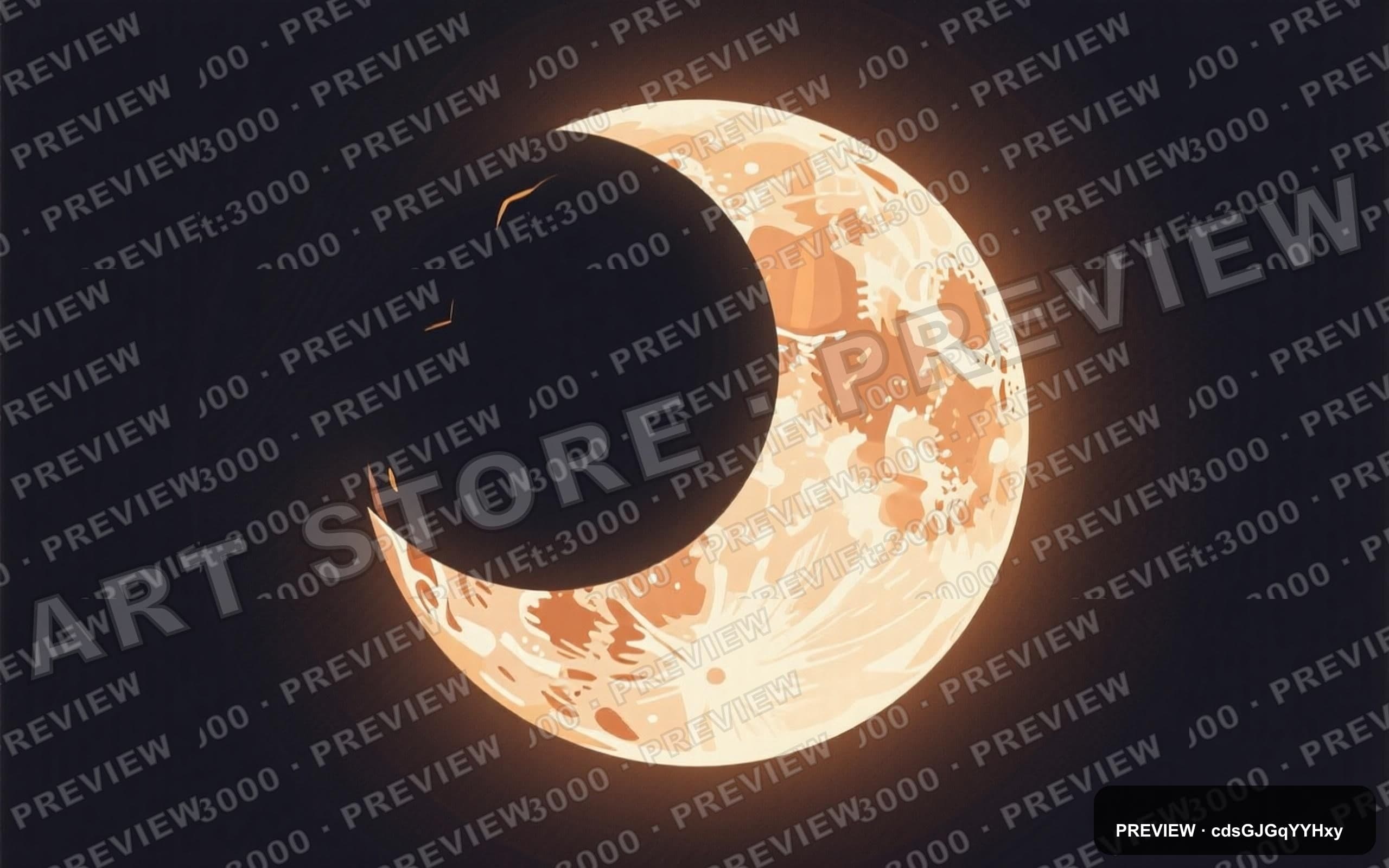 Moon, Maximal aesthetic, Vector, Clean mood, Warm Palette accents, high detai... — wallpaper — 2560×1600, Space, Cinematic, Clean