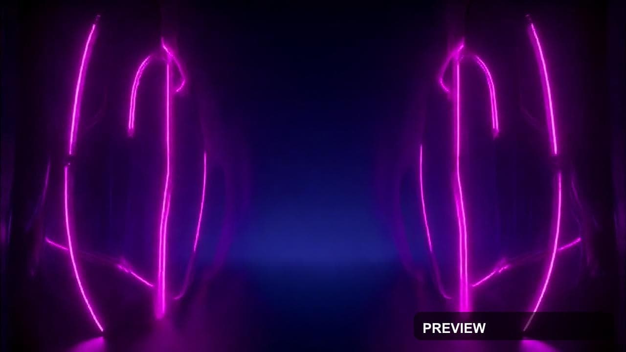 Neon Tubes, Synthwave aesthetic, Graphic Design, Moody mood, Neon Magenta acc... — wallpaper — 1280×720, Neon, Cinematic, Moody