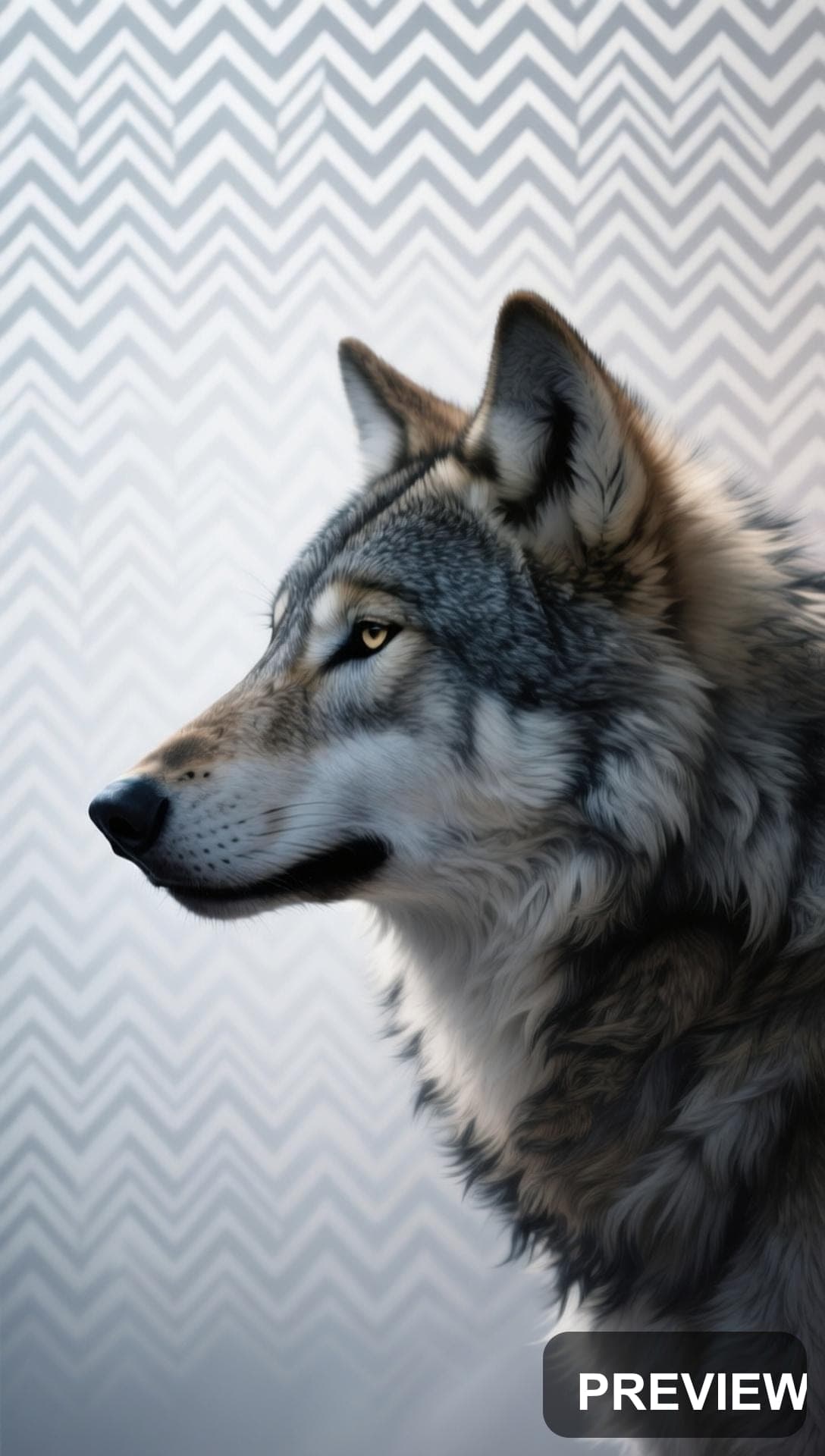 Wolves, Dreamcore aesthetic, Album Cover, Clean mood, Muted accents, Herringb... — wallpaper — 1088×1920, Space, Cinematic, Clean