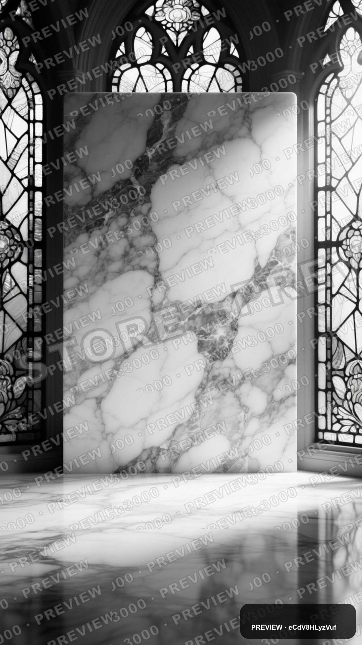 Marble, Epic aesthetic, Stained Glass, Minimal mood, Monochrome accents, high... — wallpaper — 1440×2560, Space, Cinematic, Minimal