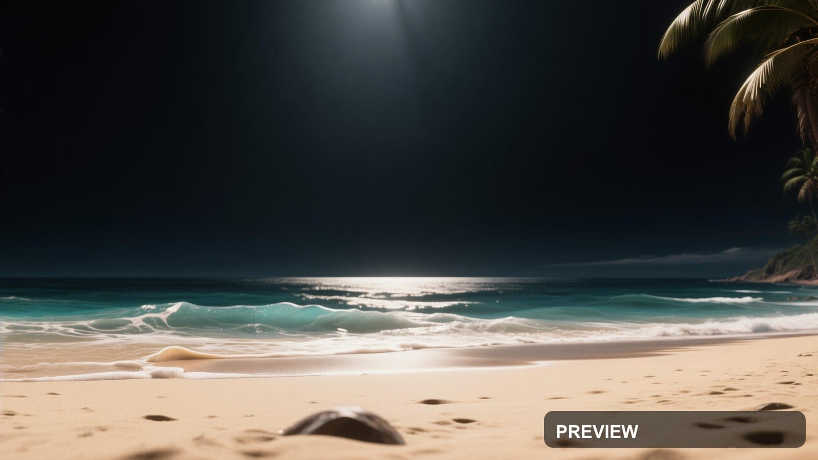 Beach, Dark aesthetic, Product Render, Energetic mood, Beige accents, 80s vib... — wallpaper — 3840×2160, Space, Cinematic, Energetic