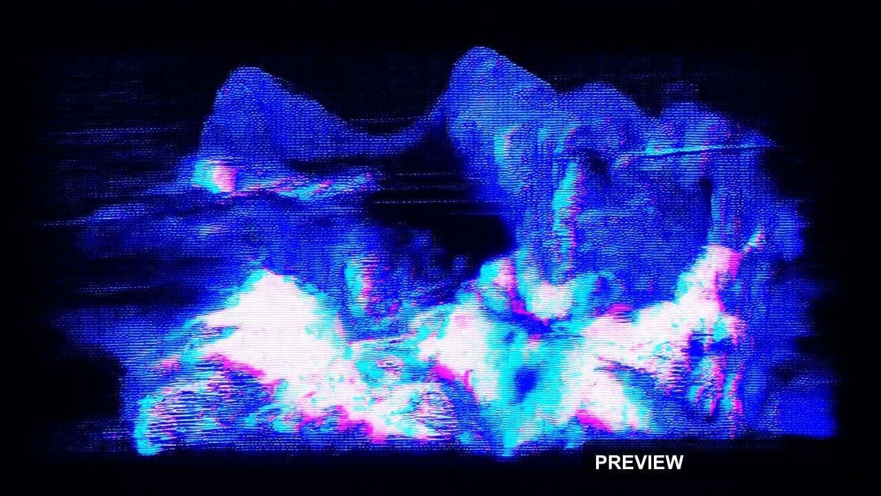 a CRT scanline abstract glow composition, stylized illustration, clean shapes... — wallpaper — 1280×720, Abstract, Stylized Illustration, Bold