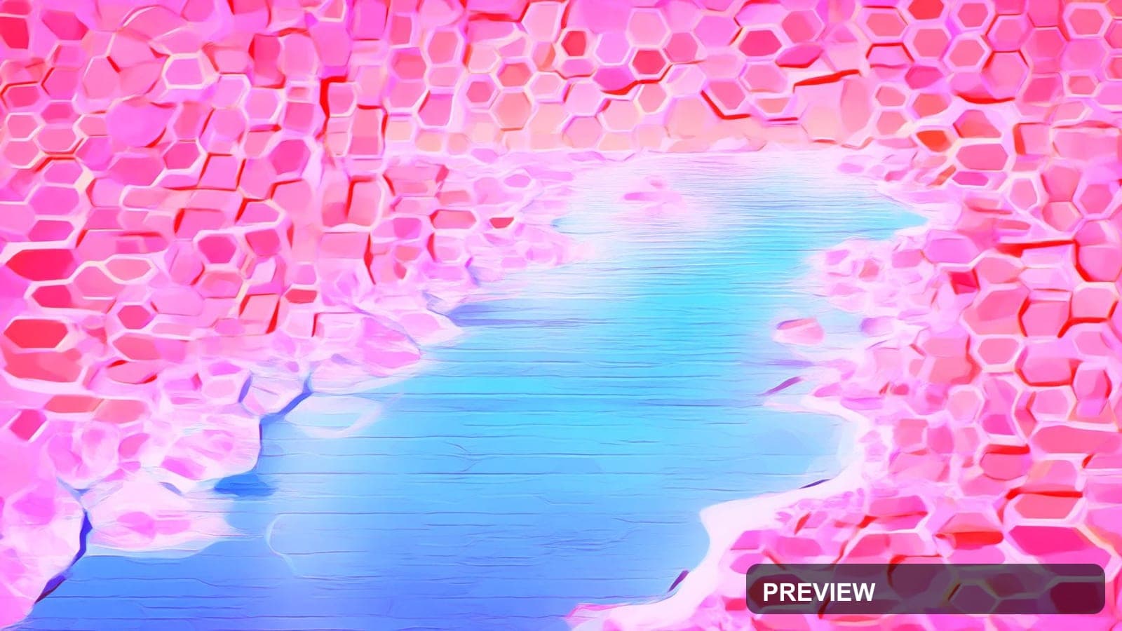 River, Synthwave aesthetic, Stylized Illustration, Playful mood, Red accents,... — wallpaper — 1920×1080, Synthwave, Cinematic, Soft