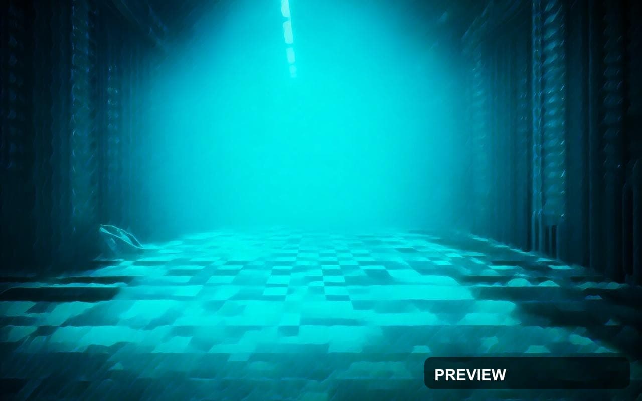 Industrial Factory, Spacepunk aesthetic, Surreal, Dreamy mood, Neon Cyan acce... — wallpaper — 1280×800, Neon, Cinematic, Dreamy