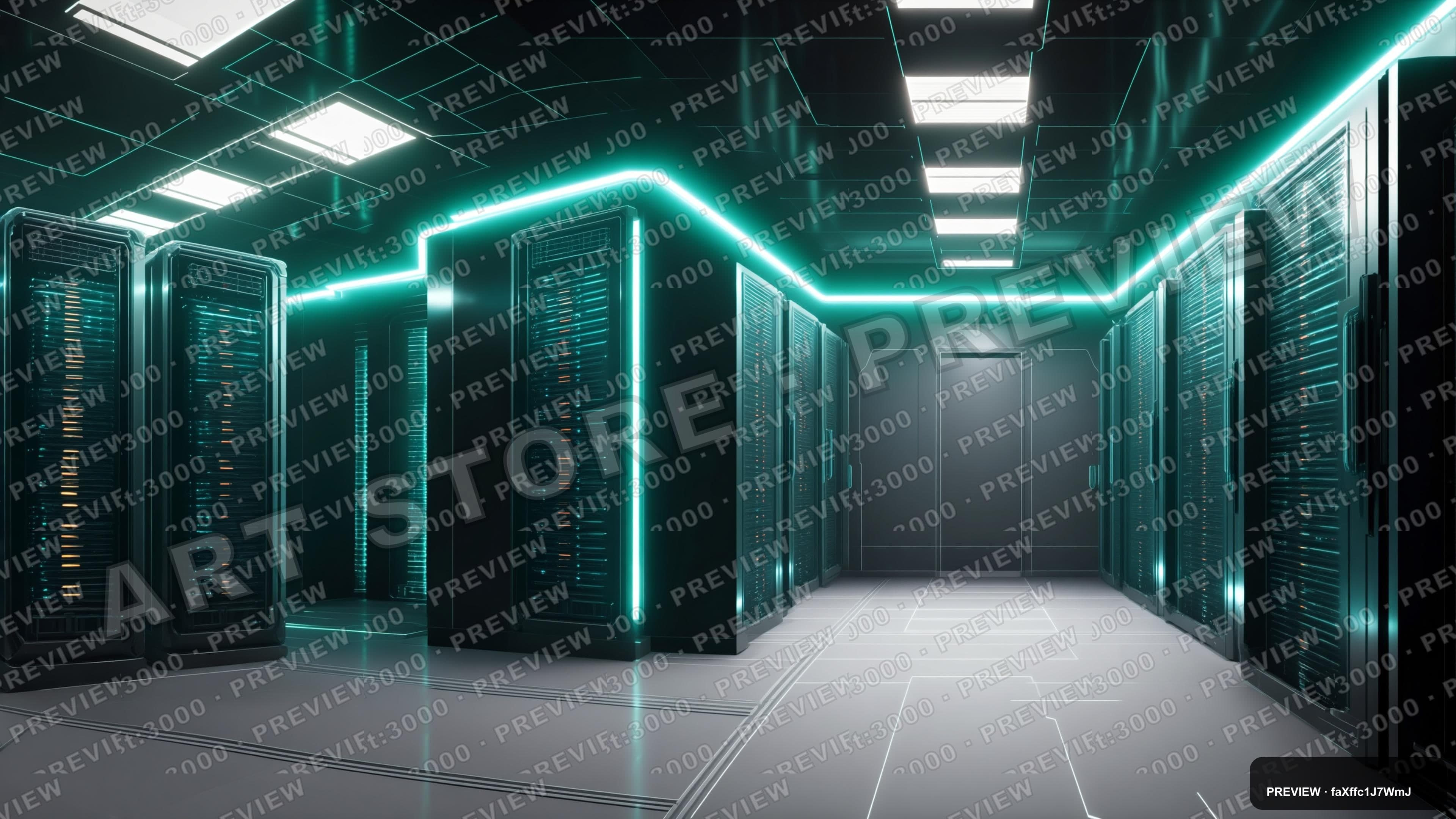 Server Room, Space aesthetic, Abstract, Cozy mood, Gray accents, Y2K vibe, ul... — wallpaper — 3840×2160, Neon, Cinematic, Cozy