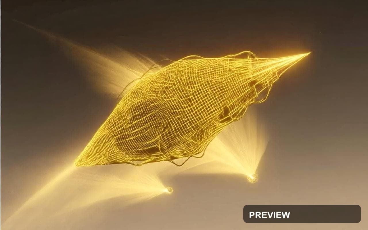 Comet, Steampunk aesthetic, Pop Art, Calm mood, Gold accents, Neon Wireframe ... — wallpaper — 1280×800, Neon, Cinematic, Calm