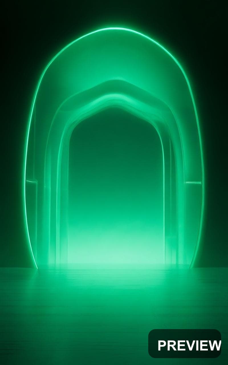 Chrome, Surreal aesthetic, Bauhaus, Mysterious mood, Emerald accents, Retro v... — wallpaper — 800×1280, Space, Cinematic, Mysterious