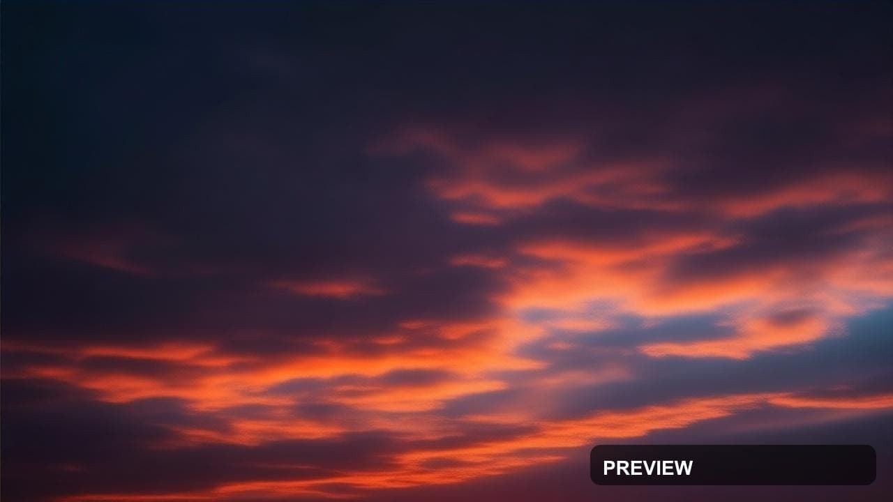 Storm Clouds, Cozy aesthetic, Macro, Minimal mood, Neon Orange accents, Light... — wallpaper — 1280×720, Neon, Cinematic, Cozy