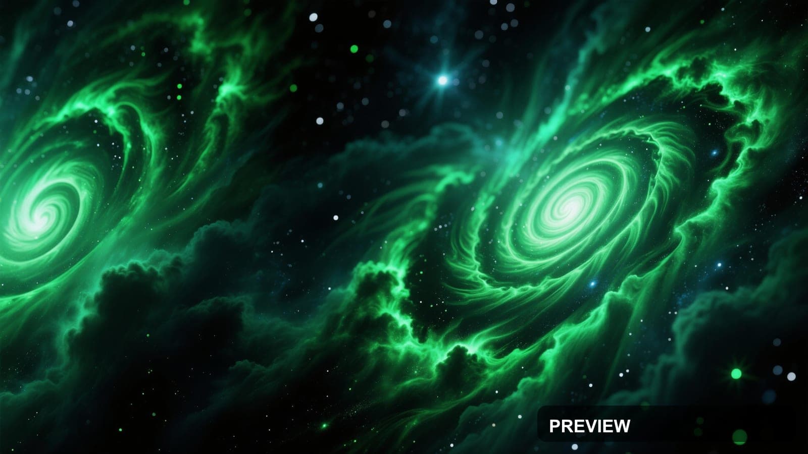 Nebula, Bright aesthetic, Tattoo Flash, Moody mood, Green accents, Spirals pa... — wallpaper — 3840×2160, Space, Cinematic, Moody