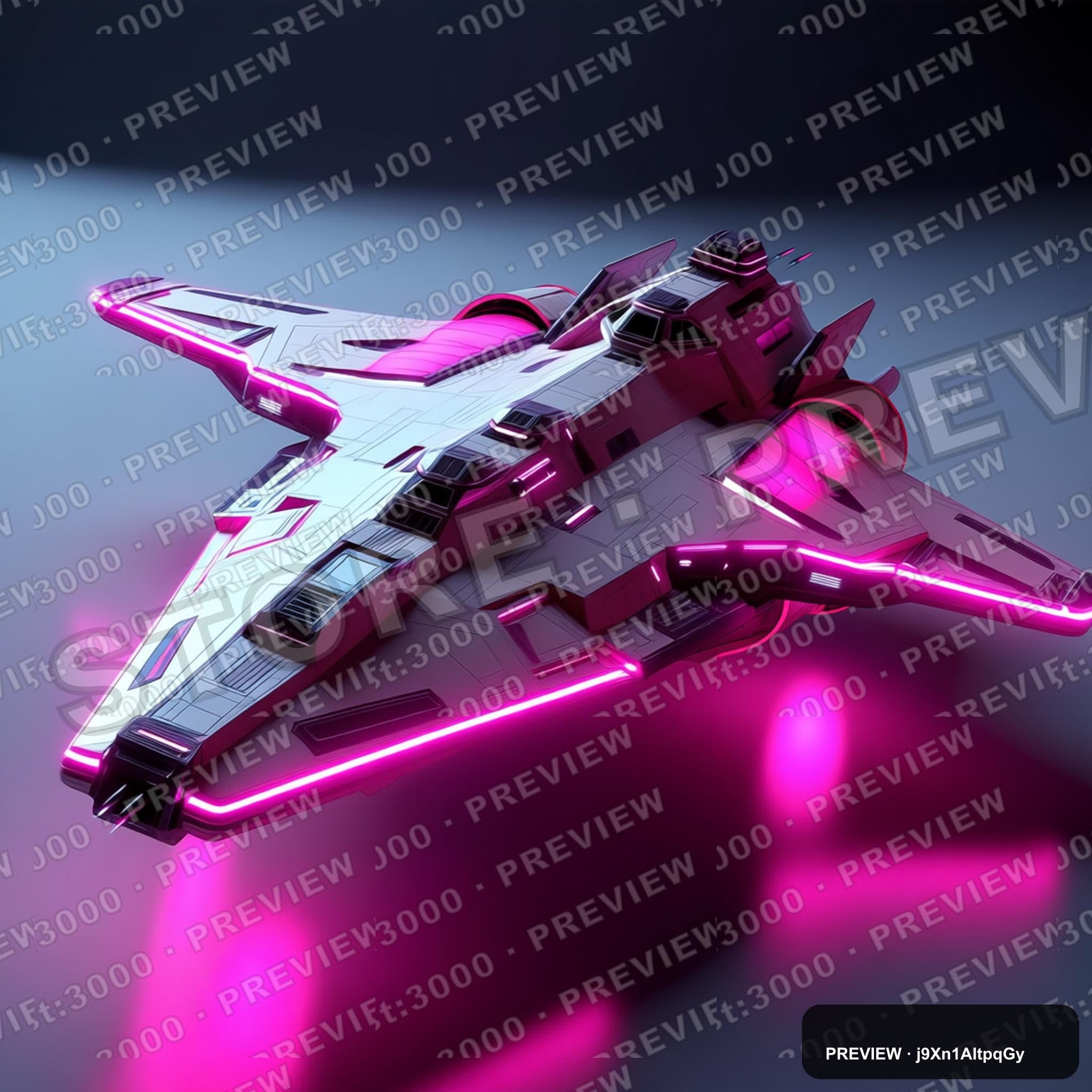 Spaceship, Bright aesthetic, Long Exposure, Luxurious mood, Neon Magenta acce... — wallpaper — 2048×2048, Neon, Cinematic, Bright