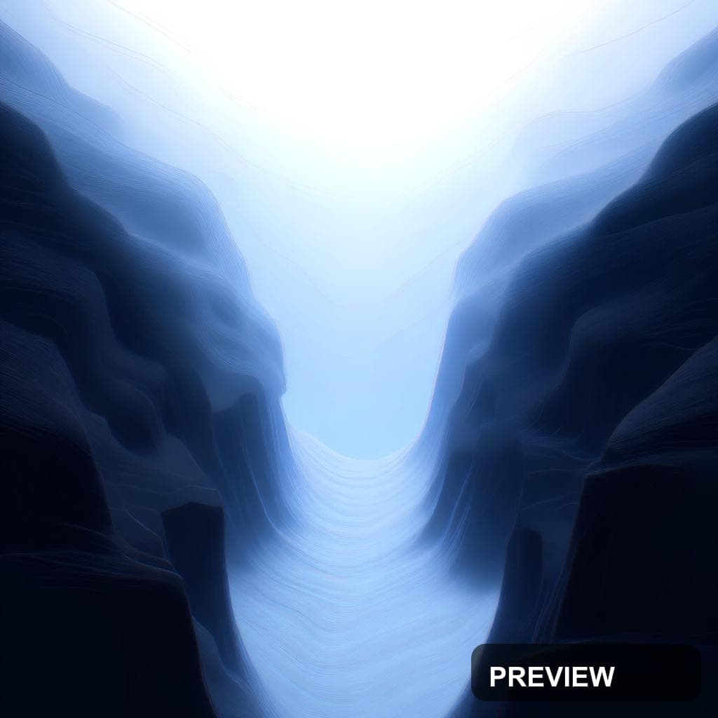 Canyon, Sci‑Fi aesthetic, Bauhaus, Minimal mood, Gray accents, Topographic Li... — wallpaper — 1024×1024, Sci‑Fi, Cinematic, Minimal