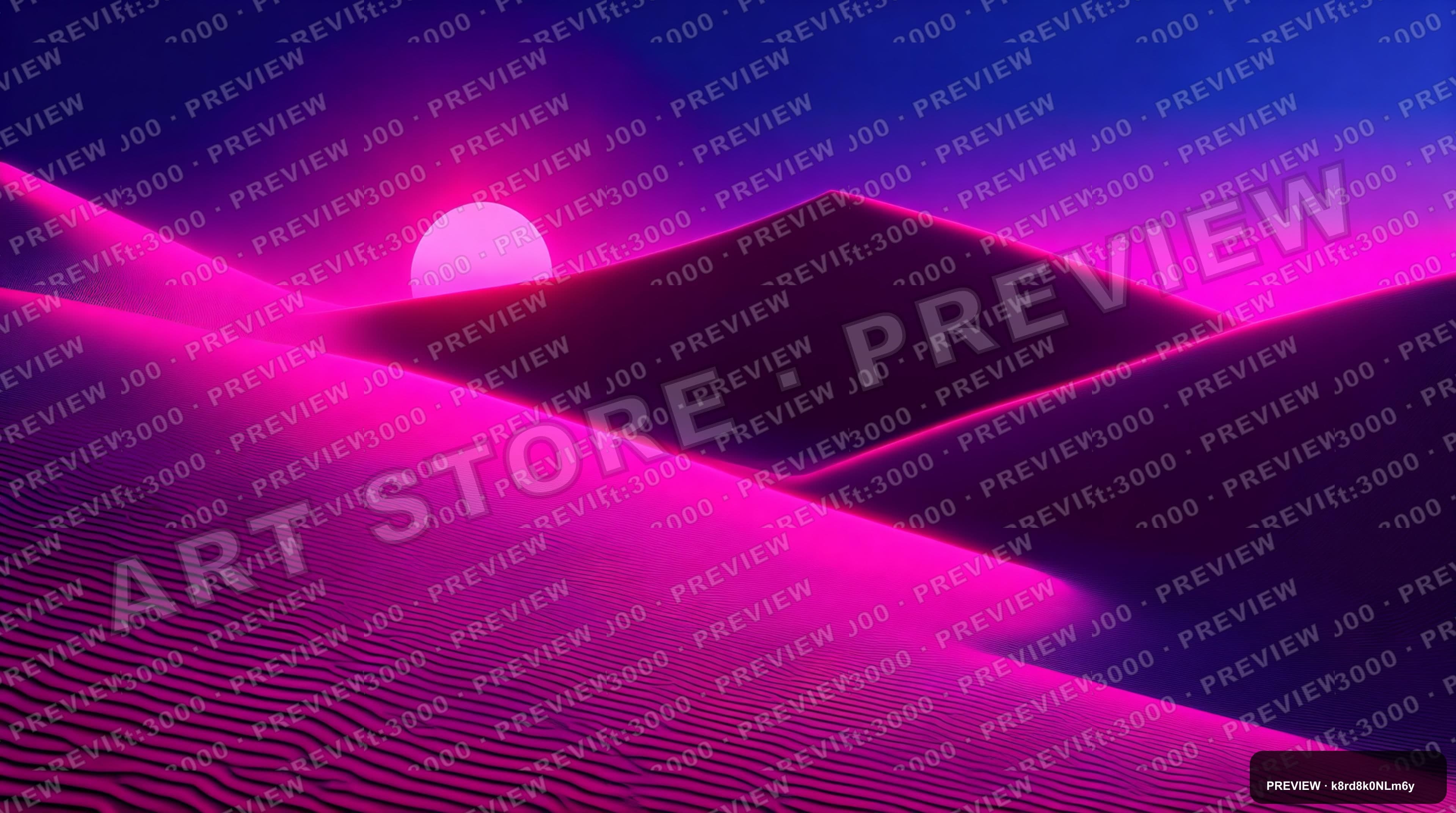 Sand Dunes, Synthwave aesthetic, Brutalist, Moody mood, Neon Magenta accents,... — wallpaper — 3840×2144, Neon, Cinematic, Moody