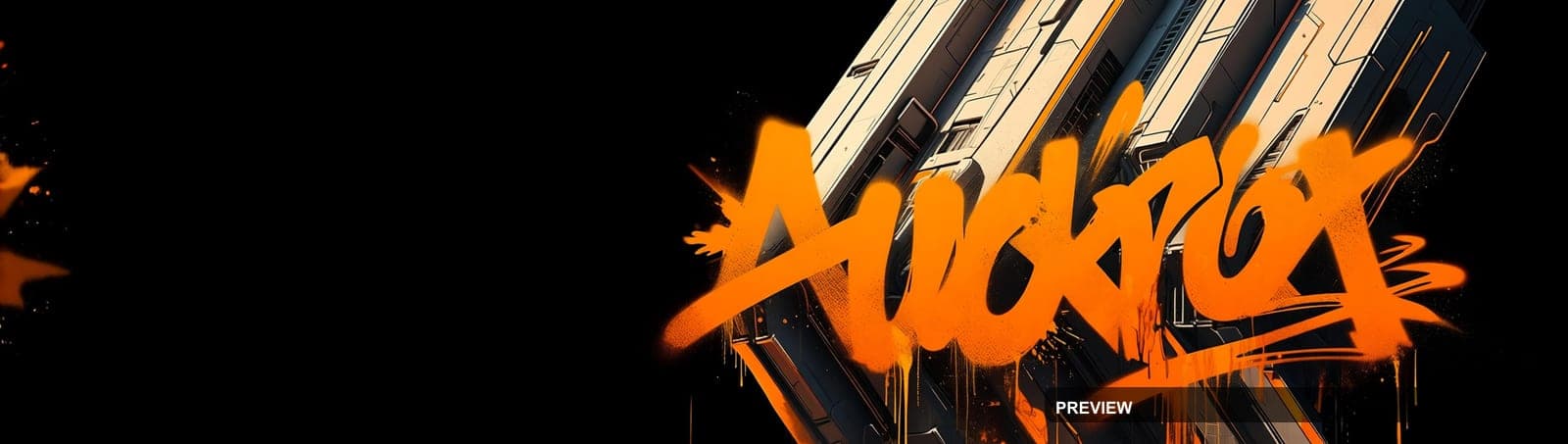Futuristic Architecture, Surreal aesthetic, Spray Paint, Bold mood, Amber acc... — wallpaper — 3840×1088, Space, Cinematic, Bold