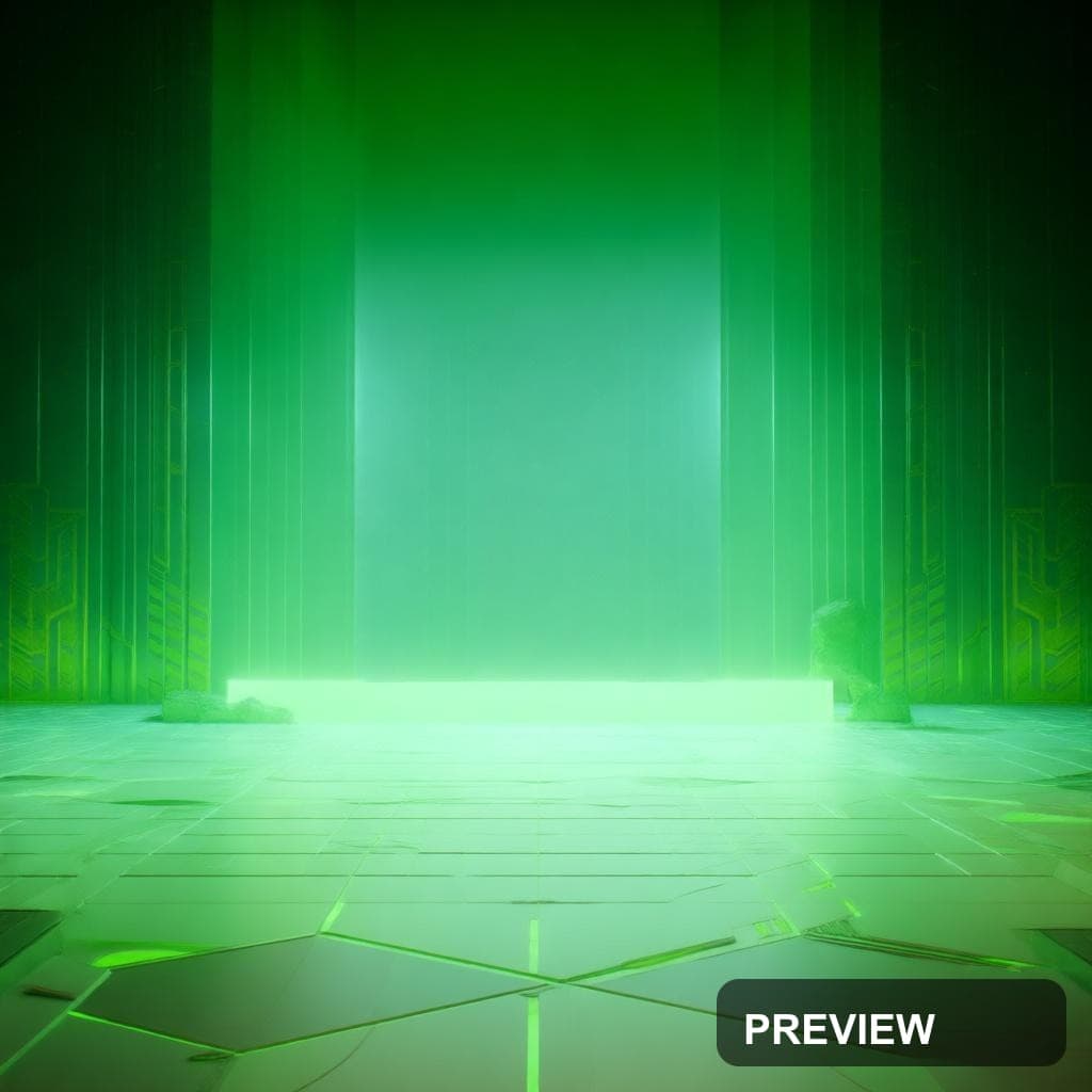 Asteroids, Tech aesthetic, Surreal, Soft mood, Neon Lime accents, Geometric T... — wallpaper — 1024×1024, Neon, Cinematic, Soft