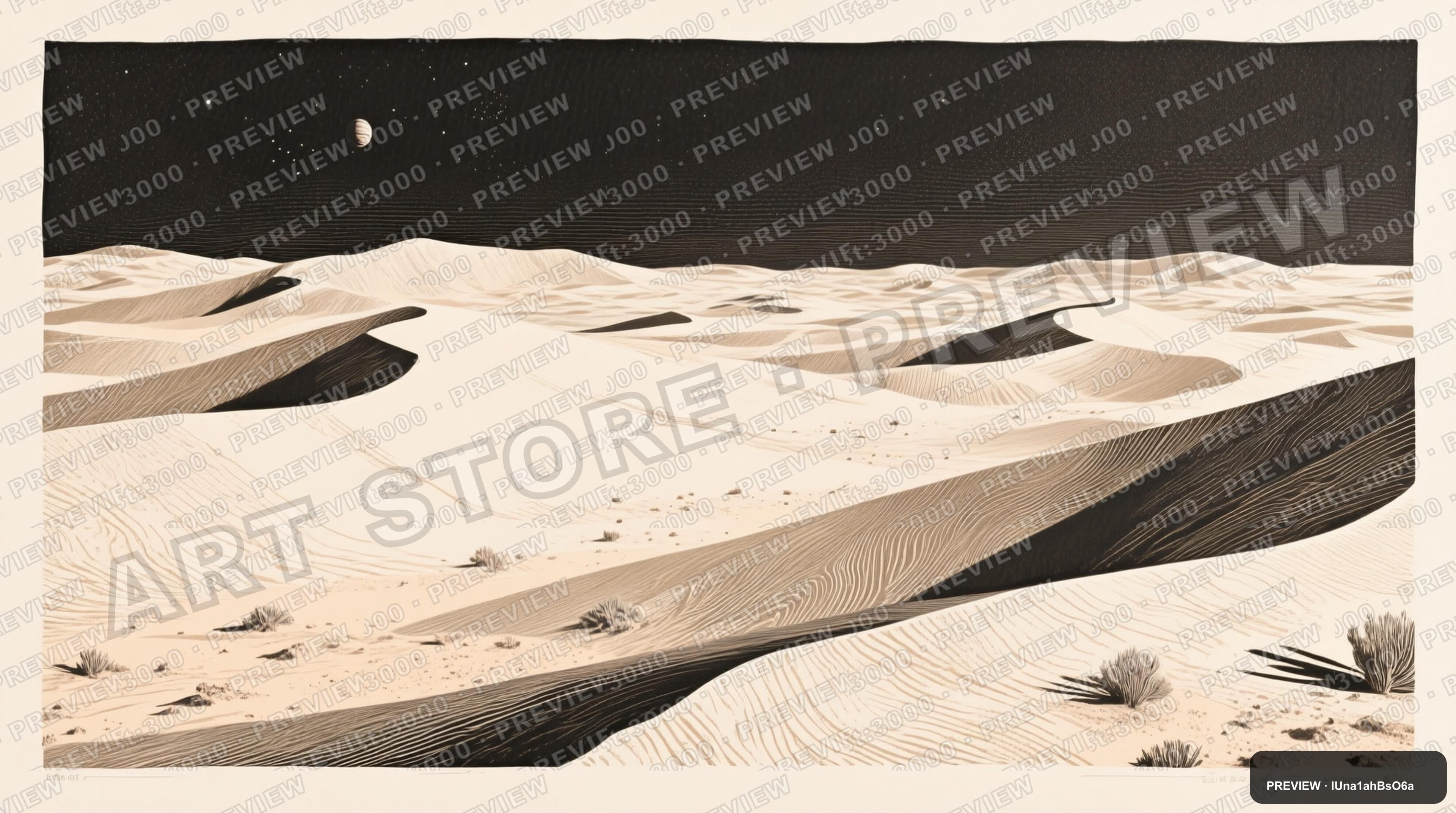 Desert, Spacepunk aesthetic, Lithograph, Minimal mood, Beige accents, Noise T... — wallpaper — 3840×2144, Space, Cinematic, Minimal