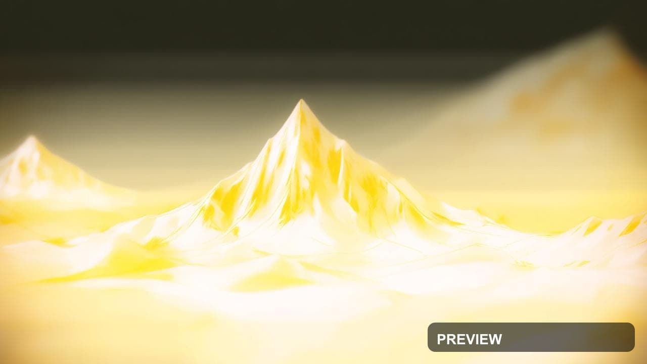Snowy Peaks, Retro Arcade aesthetic, Macro, Luxurious mood, Yellow accents, h... — wallpaper — 1280×720, Retro Arcade, Cinematic, Soft