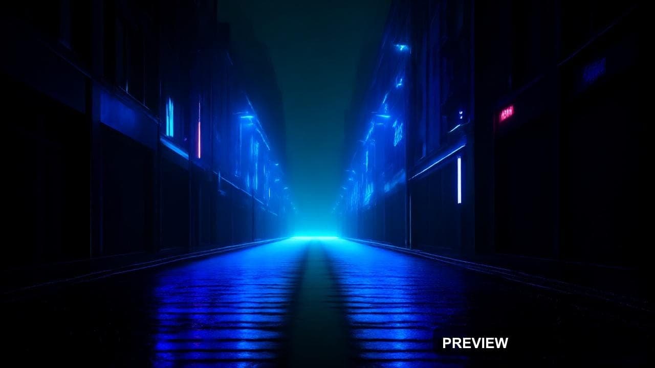 a neon-lit rain-soaked street, minimal noise, crisp edges, premium design, ce... — wallpaper — 1280×720, Neon, Minimalist