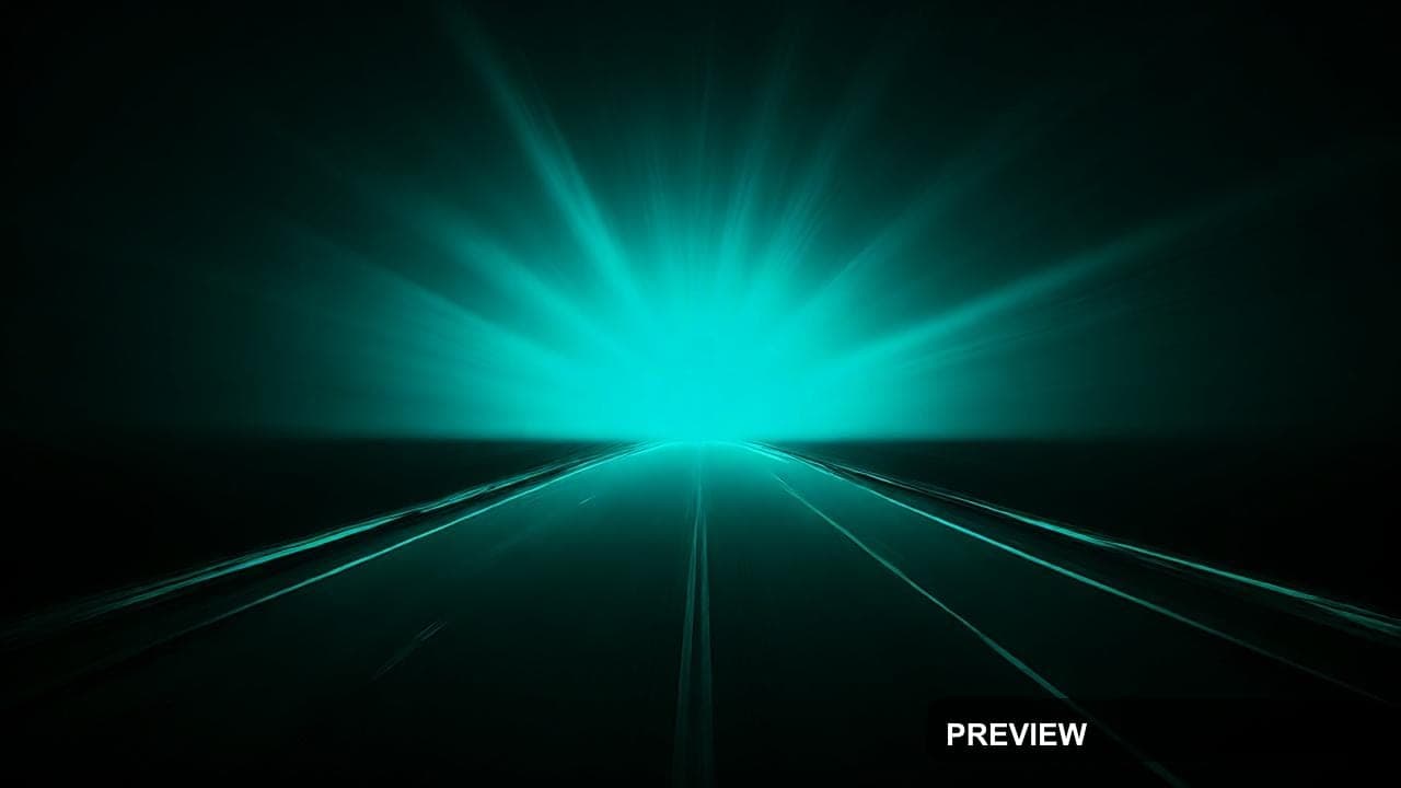 Highway, Neon Noir aesthetic, Cinematic, Moody mood, Teal accents, Starburst ... — wallpaper — 1280×720, Neon, Cinematic, Moody