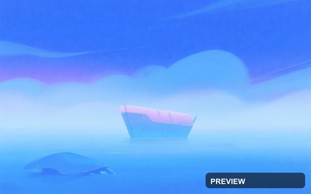 Fog, Vaporwave aesthetic, Stylized Illustration, Nostalgic mood, Cool Palette... — wallpaper — 1280×800, Vaporwave, Cinematic, Soft
