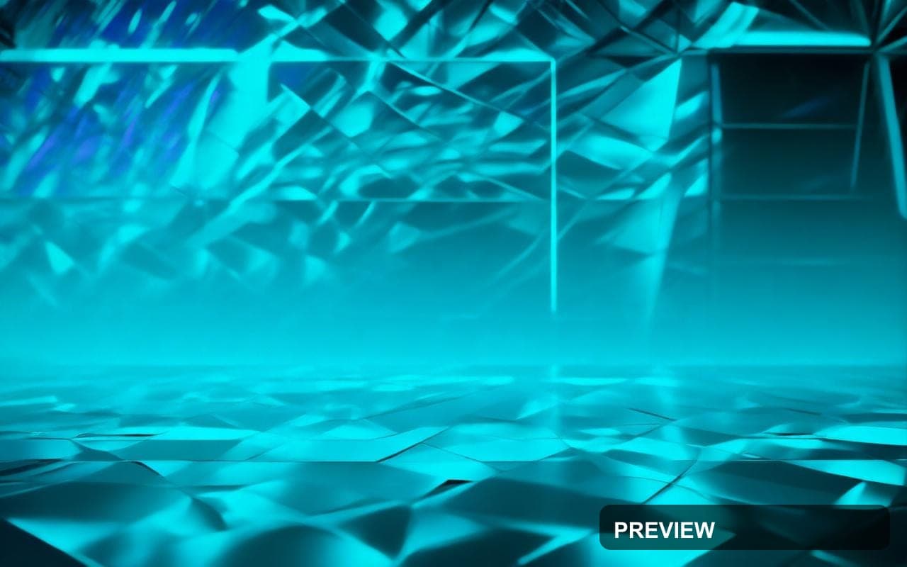 Mist, Luxury aesthetic, Graphic Design, Energetic mood, Neon Cyan accents, Ge... — wallpaper — 1280×800, Neon, Cinematic, Energetic