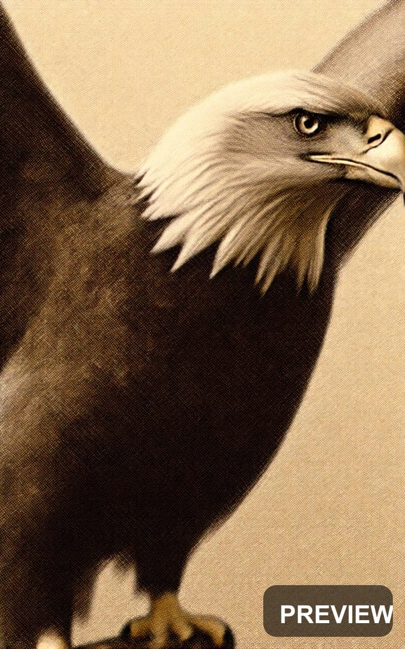 Eagles, Maximal aesthetic, Film Grain, Luxurious mood, Muted accents, Halfton... — wallpaper — 800×1280, Space, Cinematic, Soft