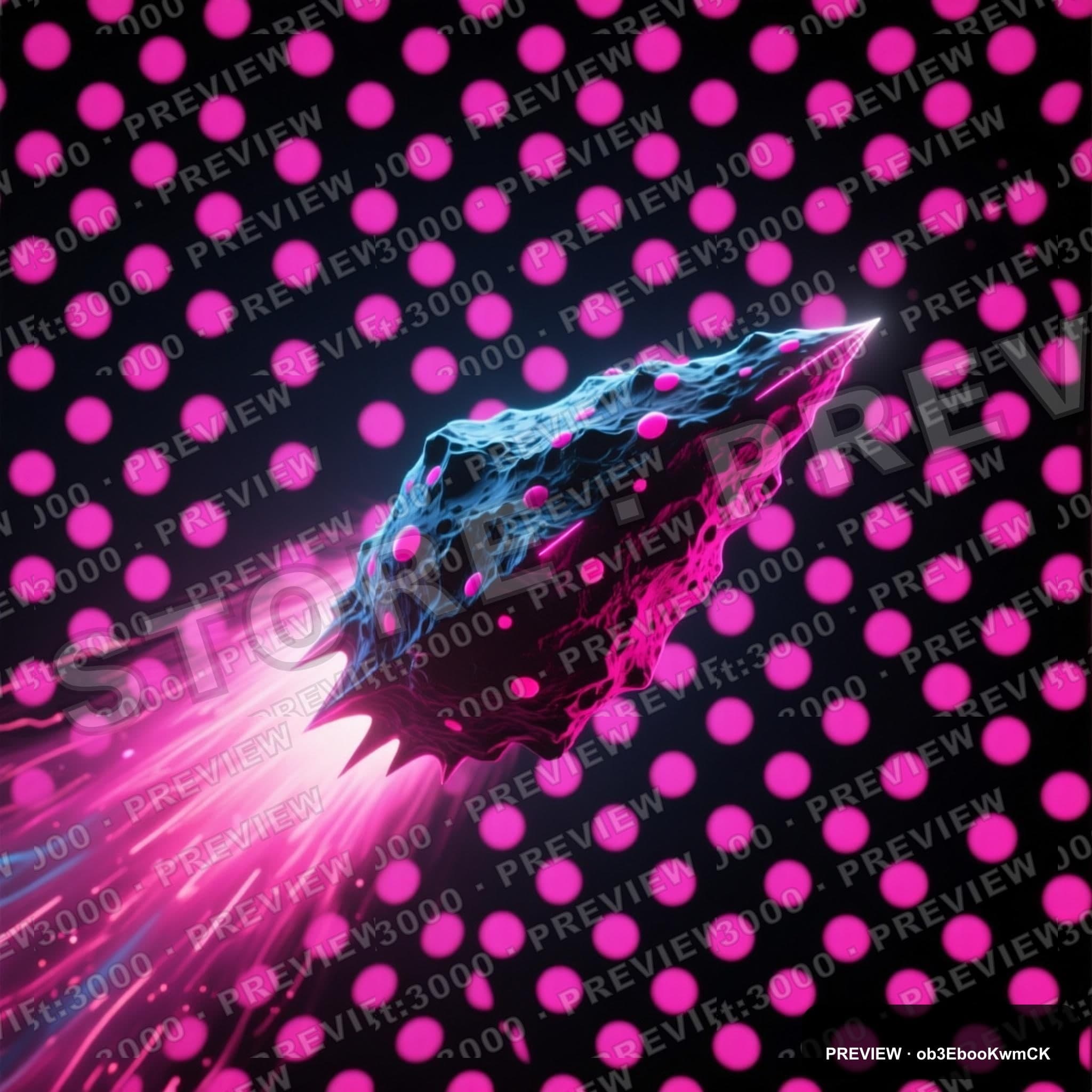 Comet, Vaporwave aesthetic, Stop Motion, Noir mood, Neon Magenta accents, Pol... — wallpaper — 2048×2048, Neon, Cinematic, Soft