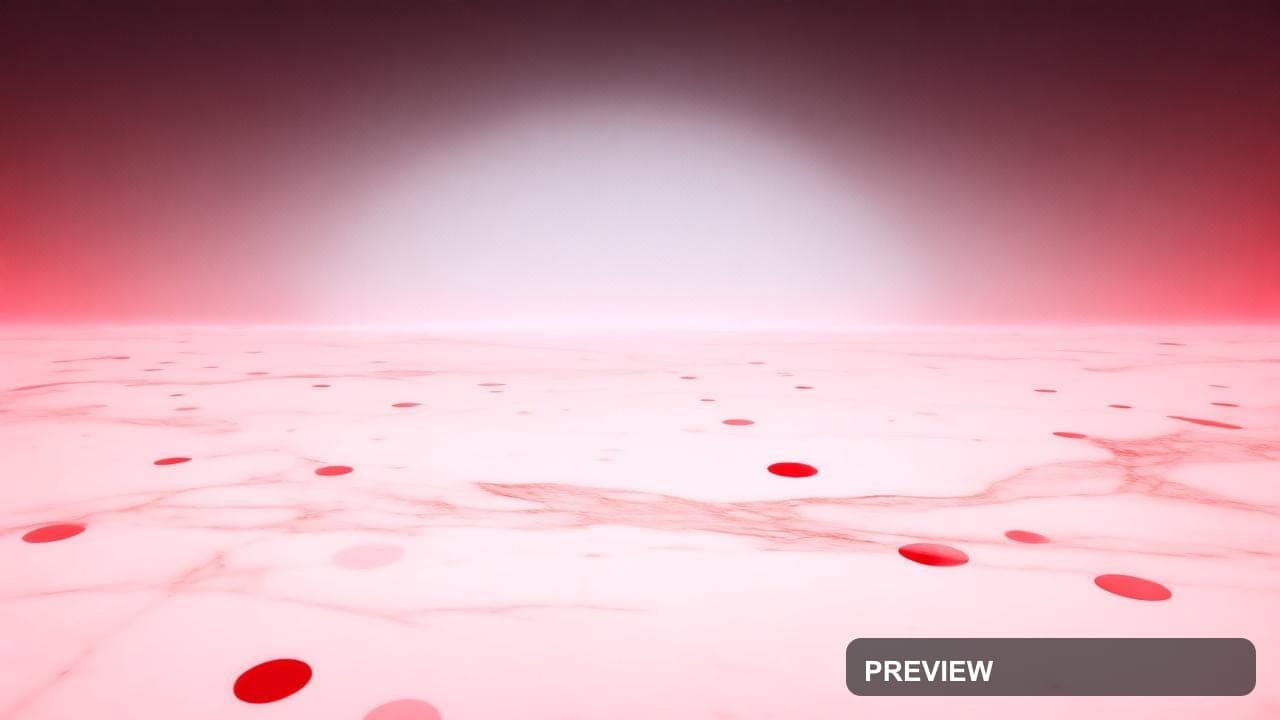 Marble, Space aesthetic, Flat Design, Clean mood, Red accents, Polka Dots pat... — wallpaper — 1280×720, Space, Cinematic, Clean
