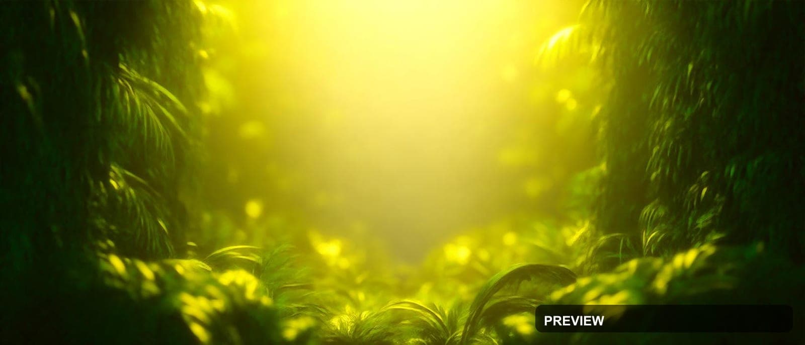 Rainforest, Luxury aesthetic, Bokeh, Dreamy mood, Yellow accents, high detail... — wallpaper — 1680×720, Space, Cinematic, Dreamy