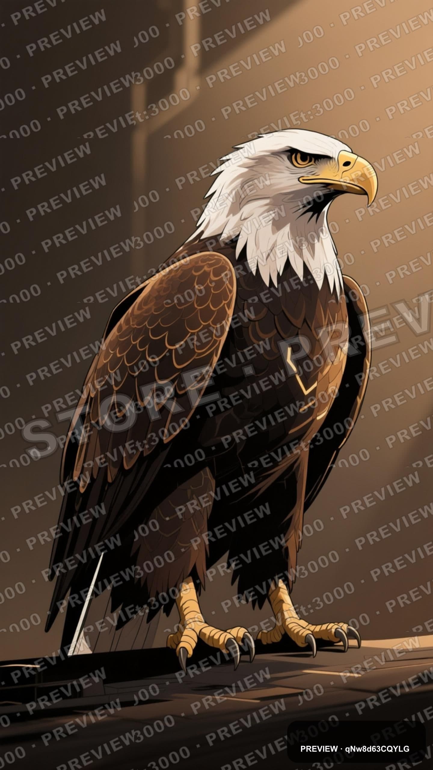 Eagles, Tech aesthetic, Cel Shaded, Moody mood, Earth Tones accents, high det... — wallpaper — 1440×2560, Space, Cinematic, Moody