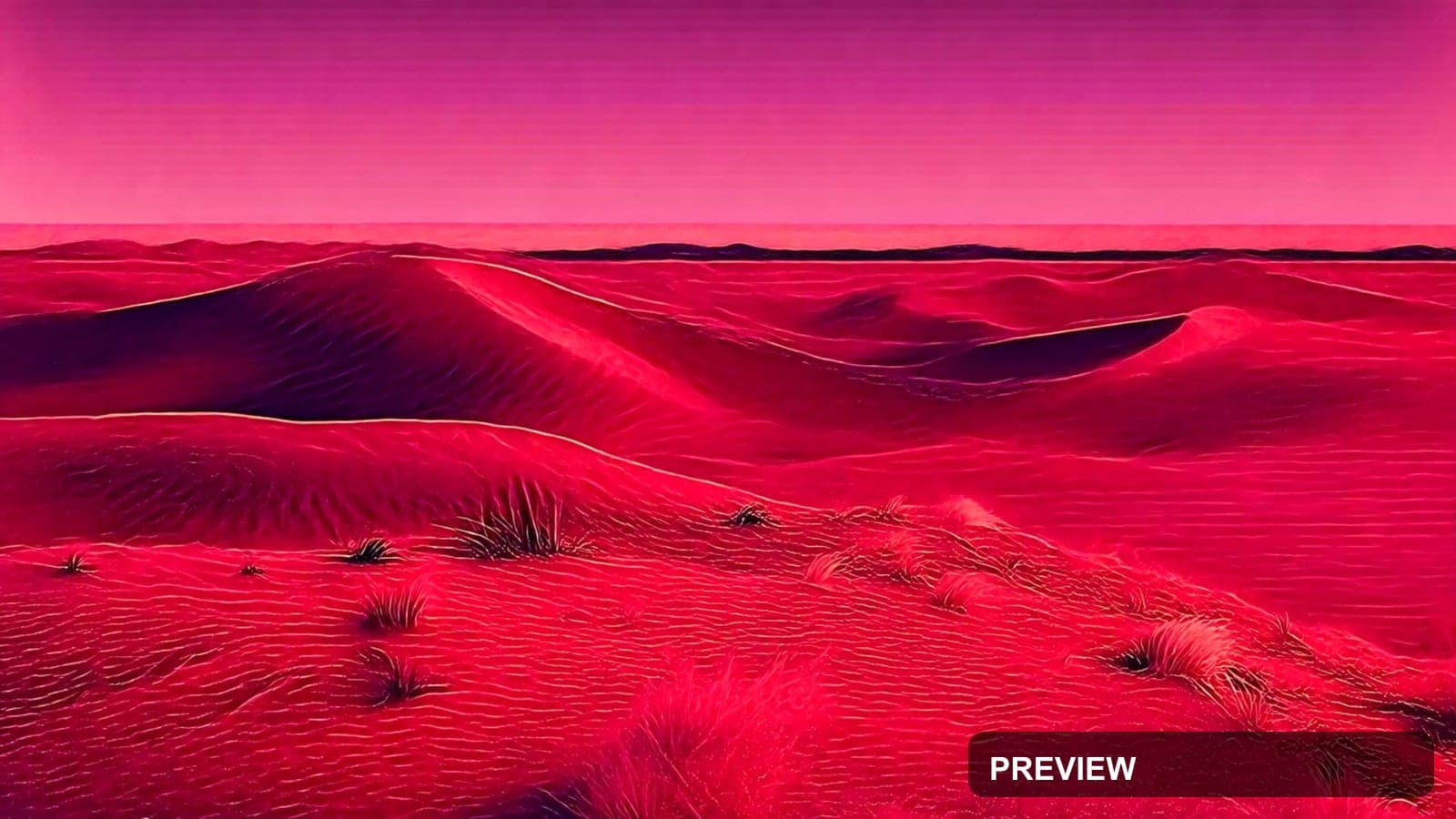 Sand Dunes, Epic aesthetic, Sticker Art, Luxurious mood, Fuchsia accents, Str... — wallpaper — 2560×1440, Space, Cinematic, Soft