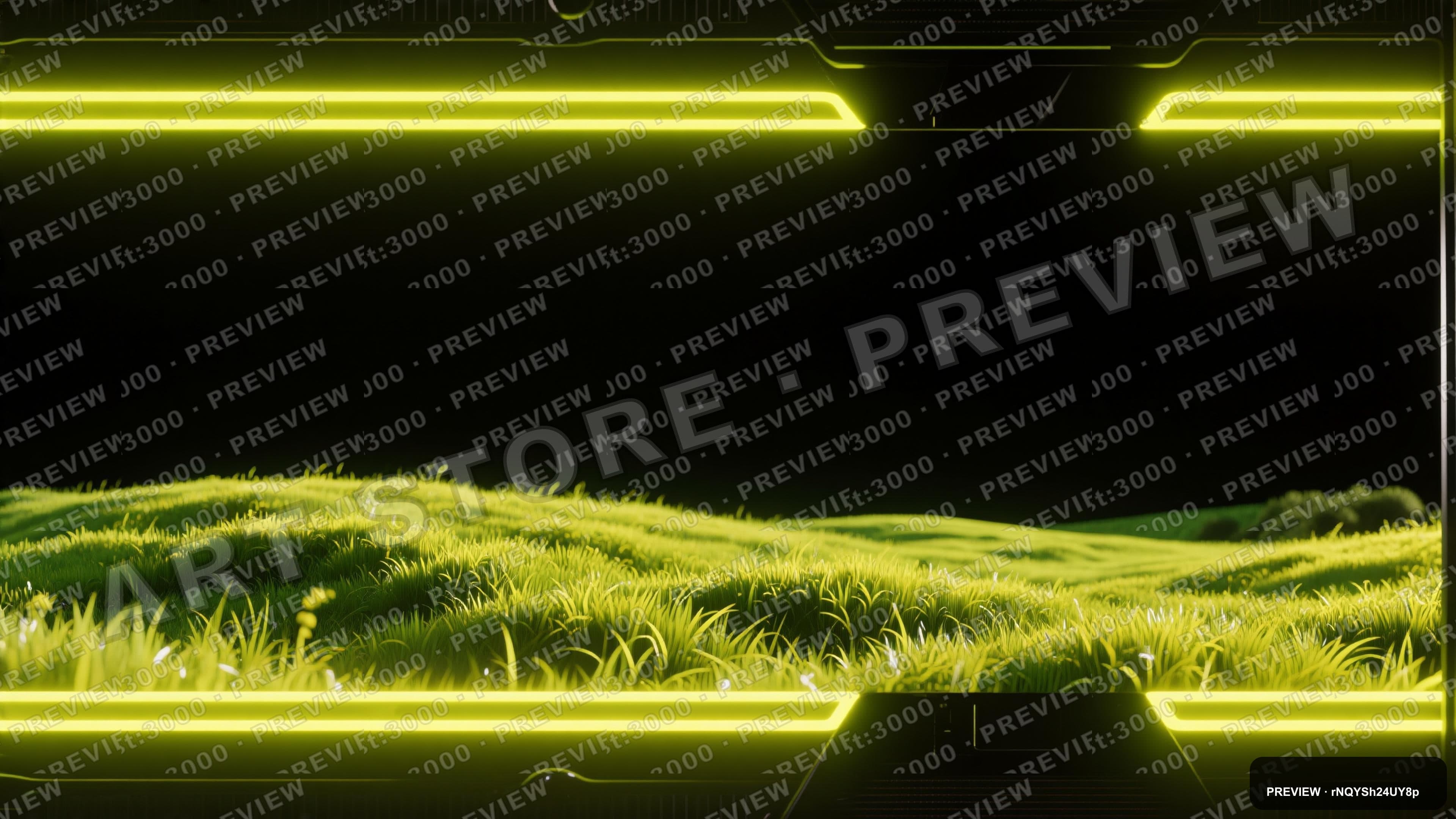 Meadow, Retro Arcade aesthetic, VHS, Noir mood, Neon Yellow accents, ultra cl... — wallpaper — 3840×2160, Neon, Cinematic, Noir