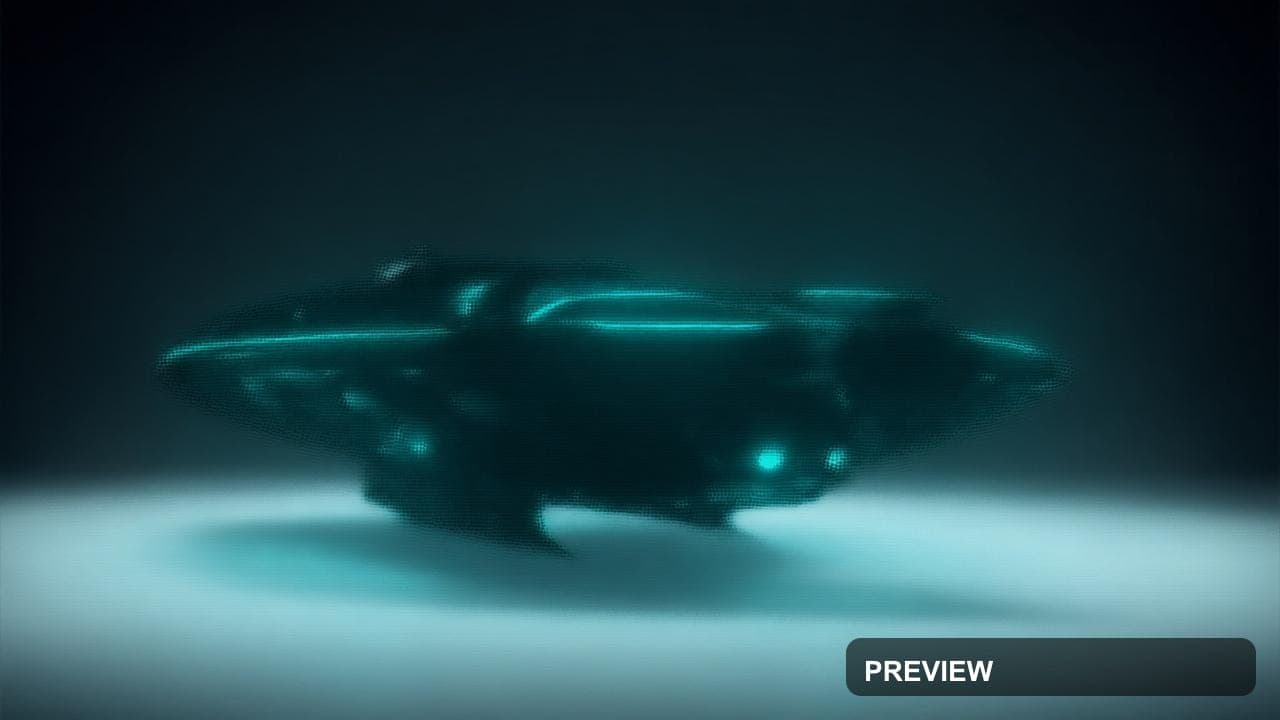 Spaceship, Cozy aesthetic, Monochrome, Calm mood, Neon Cyan accents, Retro Fu... — wallpaper — 1280×720, Neon, Cinematic, Calm