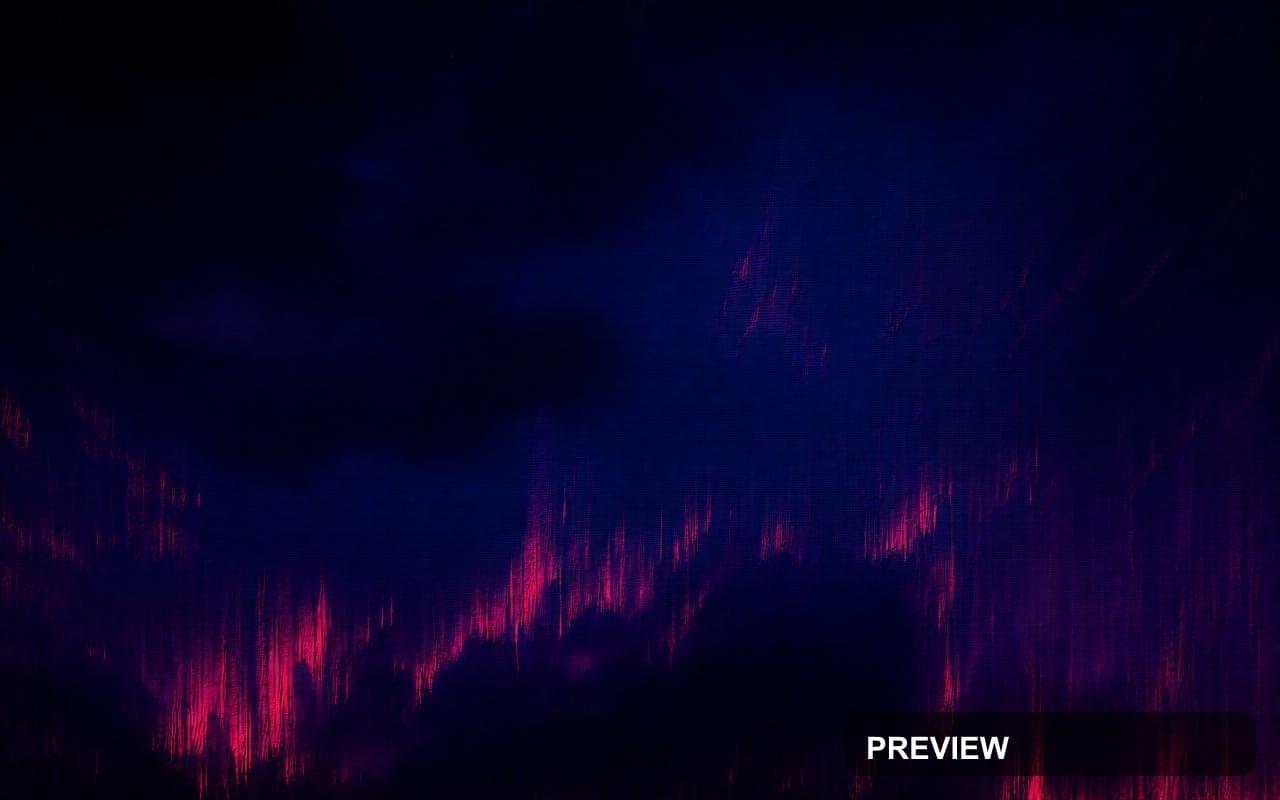 Storm Clouds, Mythic aesthetic, Glitch Art, Dreamy mood, Neon Red accents, Sc... — wallpaper — 1280×800, Neon, Cinematic, Dreamy