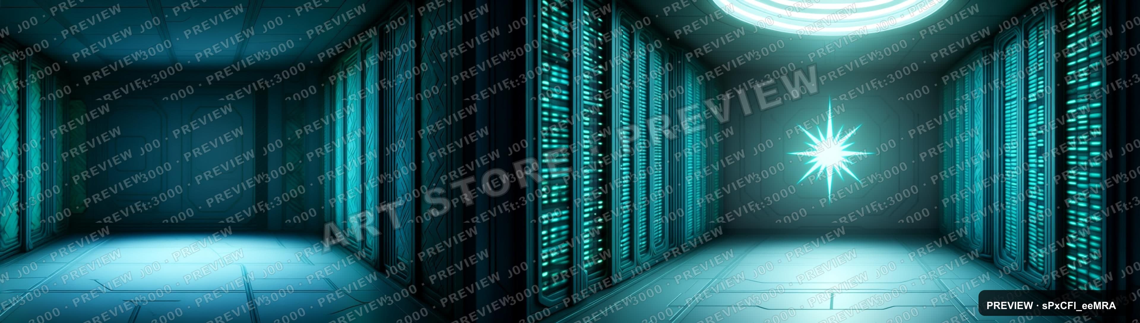 Server Room, Sci‑Fi aesthetic, Claymation, Serene mood, Soft Contrast accents... — wallpaper — 3840×1088, Sci‑Fi, Cinematic, Serene