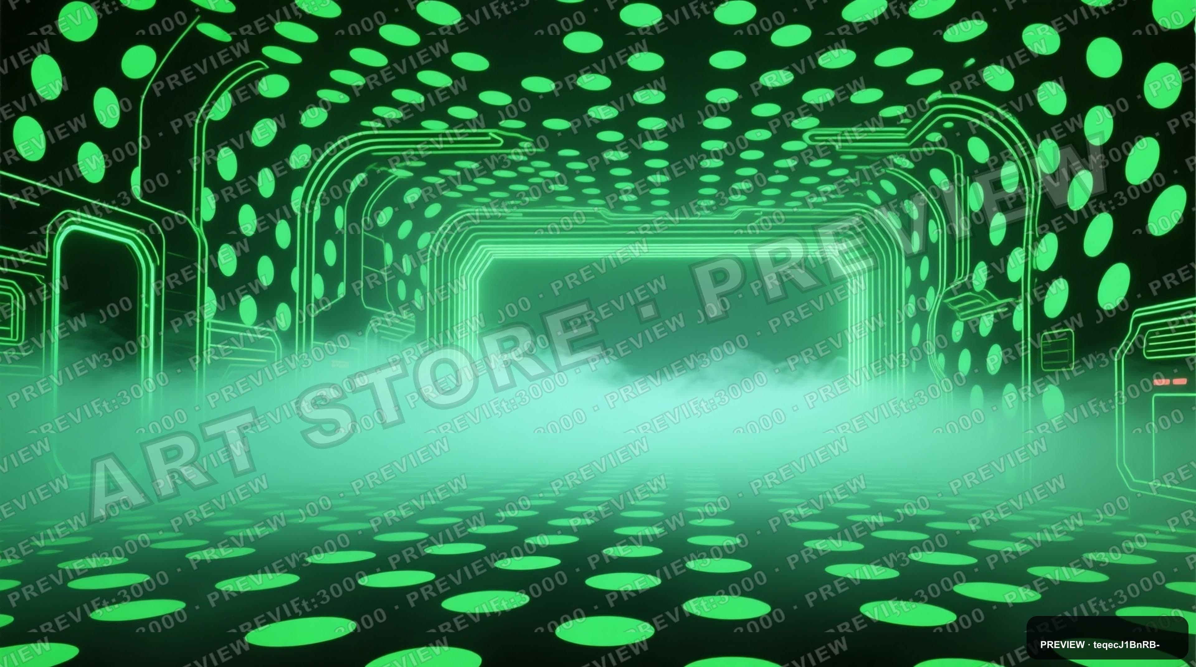 Fog, Retro Arcade aesthetic, Line Art, Futuristic mood, Lime accents, Polka D... — wallpaper — 3840×2144, Neon, Cinematic, Futuristic