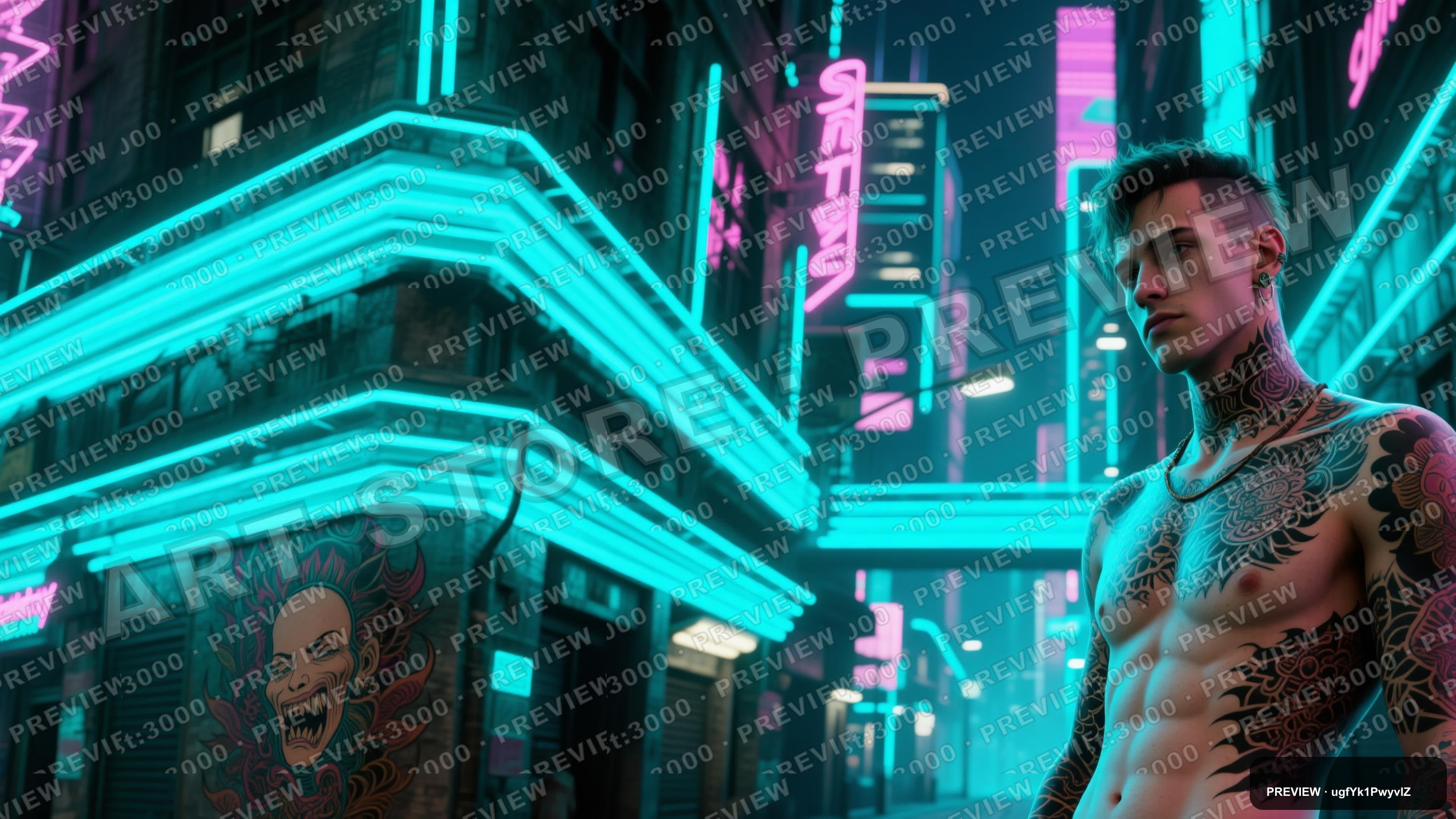 Cityscape · Neon · Cinematic — wallpaper — 3840×2160, Neon, Cinematic, Nostalgic