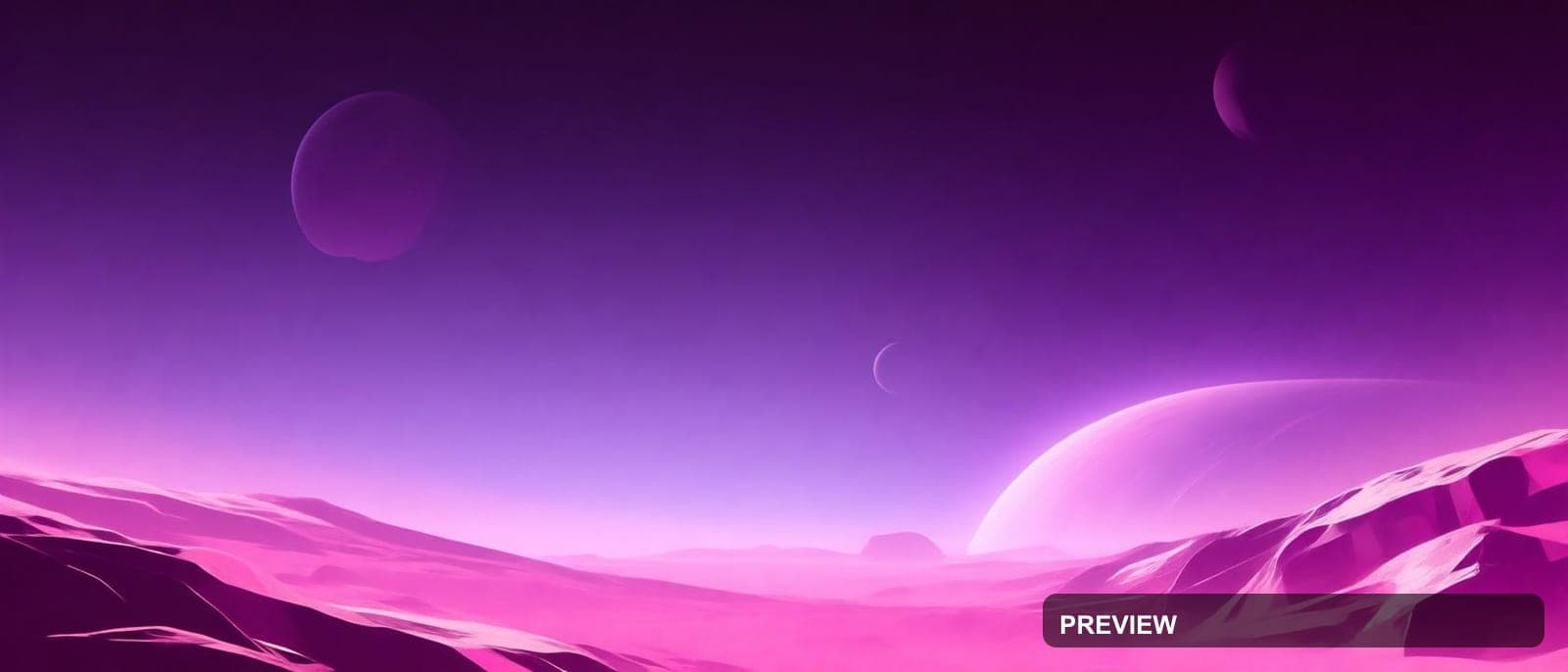 Asteroids, Abstract aesthetic, Surreal, Epic mood, Pink accents, high detail,... — wallpaper — 1680×720, Space, Cinematic, Soft