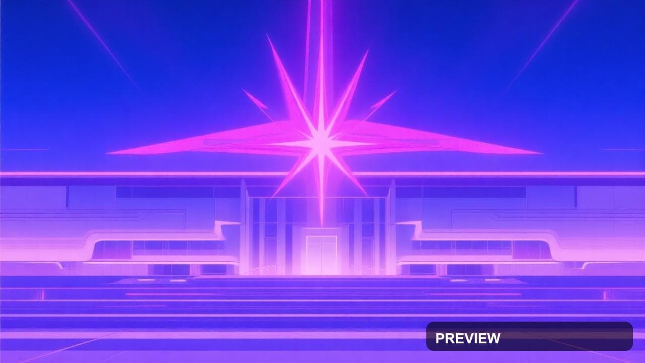 Futuristic Architecture, Chill aesthetic, Concept Art, Bright mood, Magenta a... — wallpaper — 1280×720, Space, Cinematic, Bright