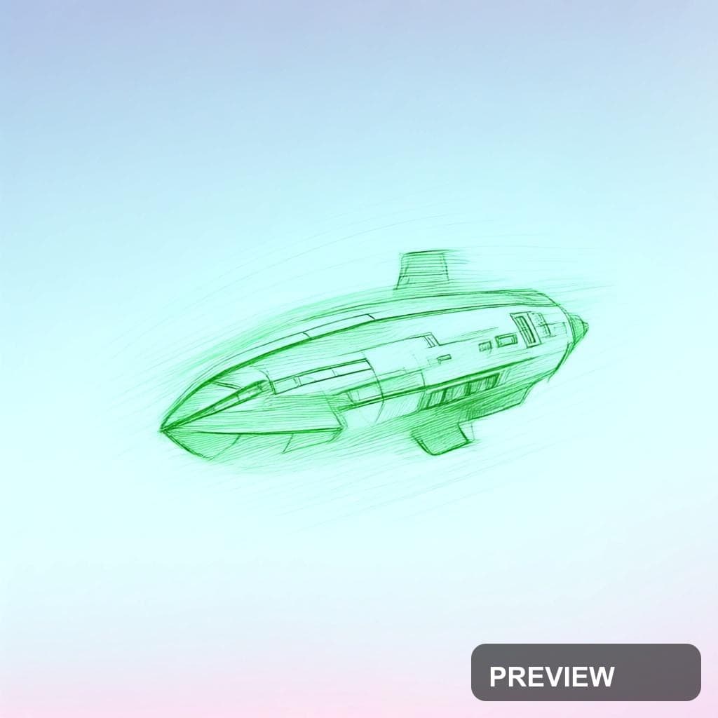 Spaceship, Vaporwave aesthetic, Pencil Sketch, Serene mood, Neon Lime accents... — wallpaper — 1024×1024, Neon, Cinematic, Serene