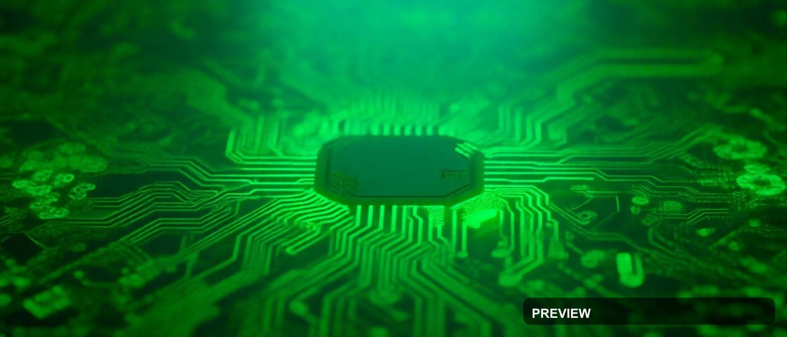 Circuit Board, Neon aesthetic, Concept Art, Nostalgic mood, Neon Green accent... — wallpaper — 1680×720, Neon, Cinematic, Soft
