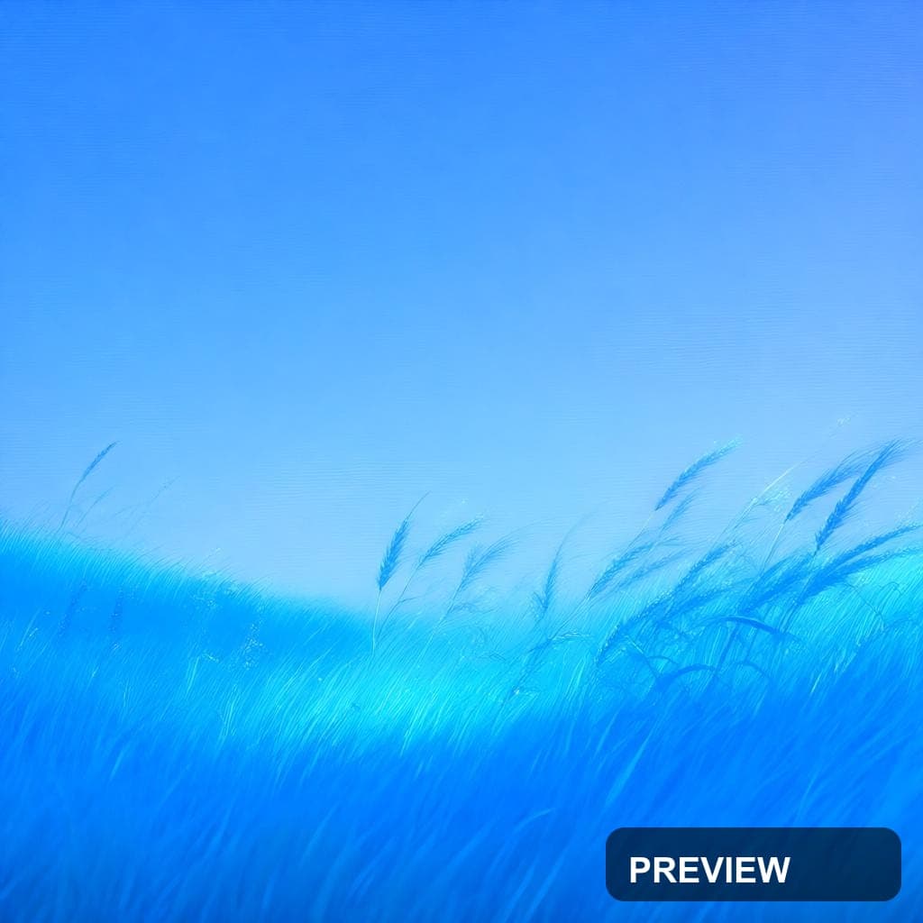 Meadow, Vaporwave aesthetic, Concept Art, Dreamy mood, Blue accents, high det... — wallpaper — 1024×1024, Vaporwave, Cinematic, Dreamy