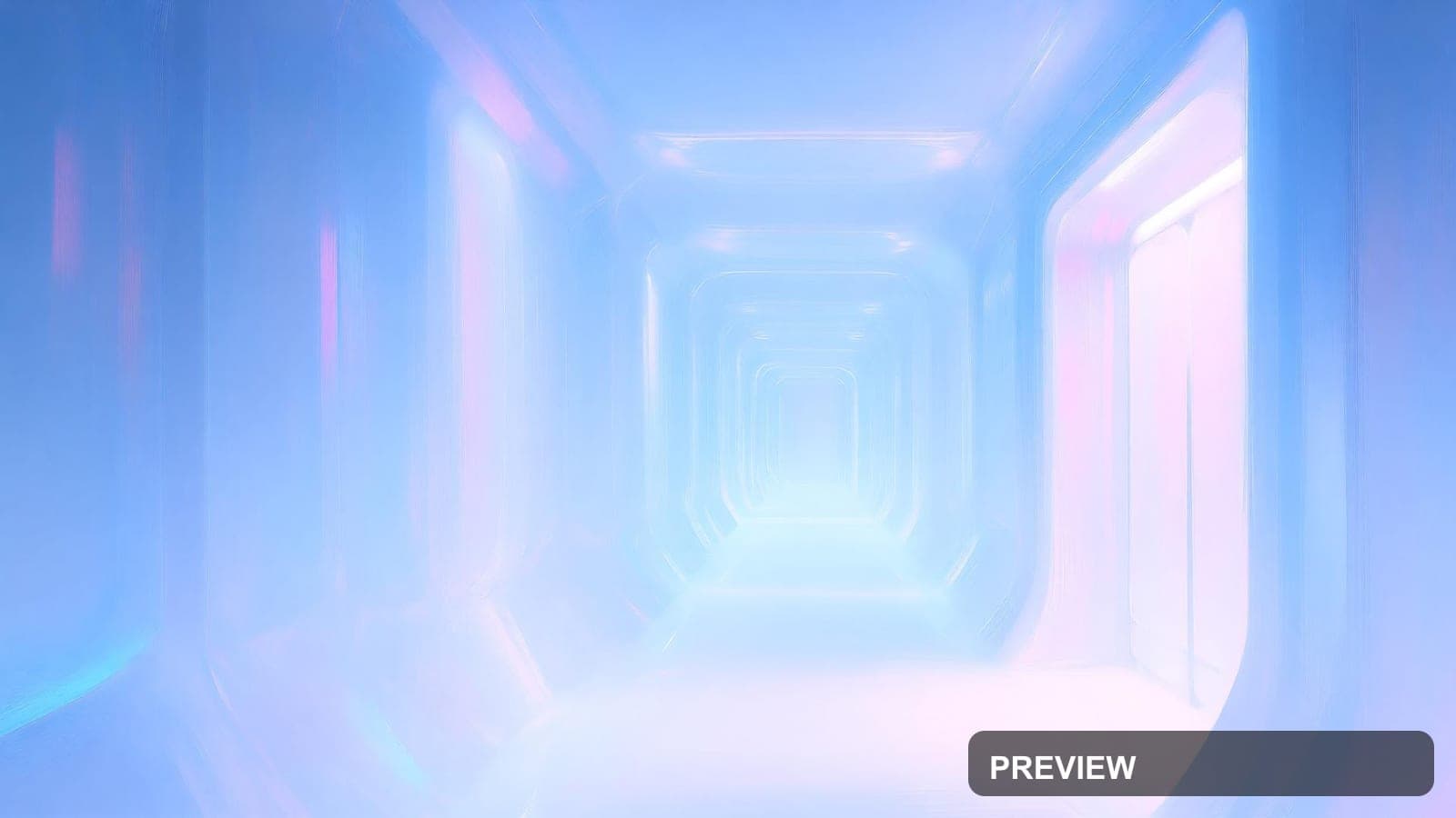 Sci‑Fi Corridor, Sci‑Fi aesthetic, Acrylic Painting, Serene mood, Pastel acce... — wallpaper — 1920×1080, Sci‑Fi, Cinematic, Serene