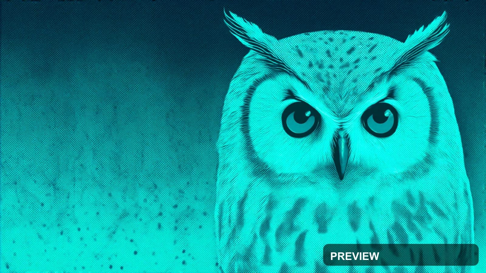 Owls, Synthwave aesthetic, Risograph, Luxurious mood, Teal accents, Polka Dot... — wallpaper — 3840×2160, Neon, Cinematic, Luxurious