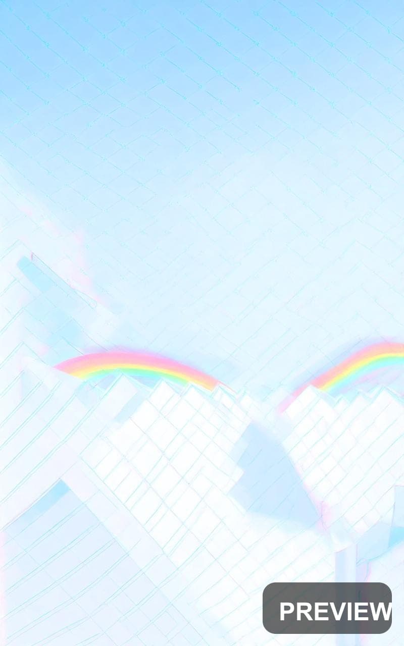 Rooftops, Futuristic aesthetic, Stylized Illustration, Bright mood, Rainbow a... — wallpaper — 800×1280, Space, Cinematic, Bright