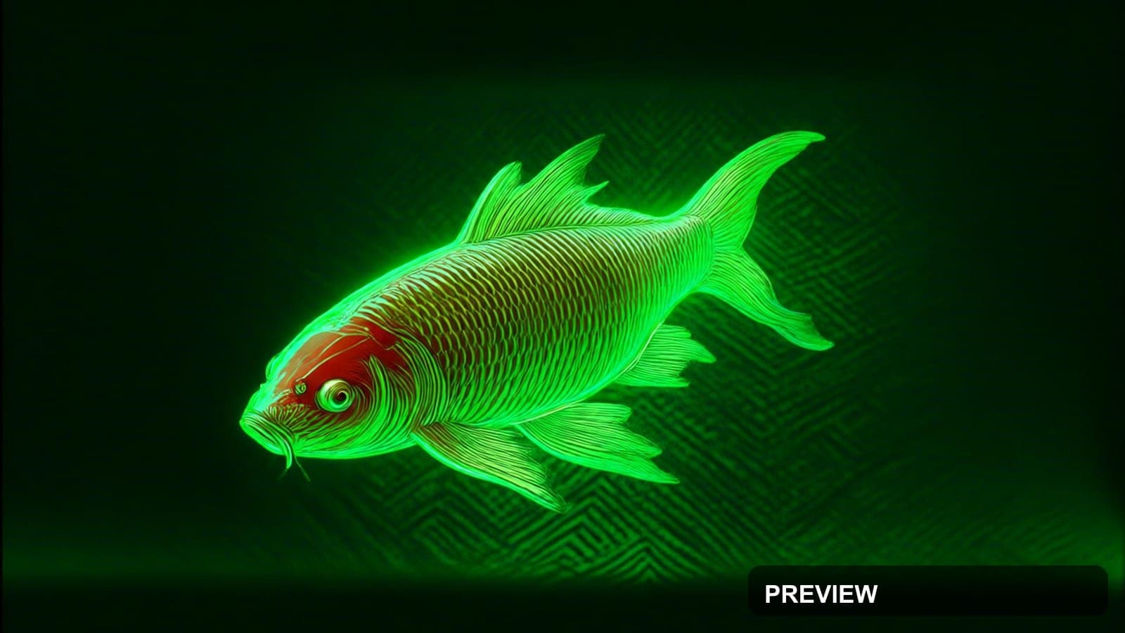 Koi Fish, Bright aesthetic, Spray Paint, Moody mood, Lime accents, Herringbon... — wallpaper — 2560×1440, Space, Cinematic, Moody