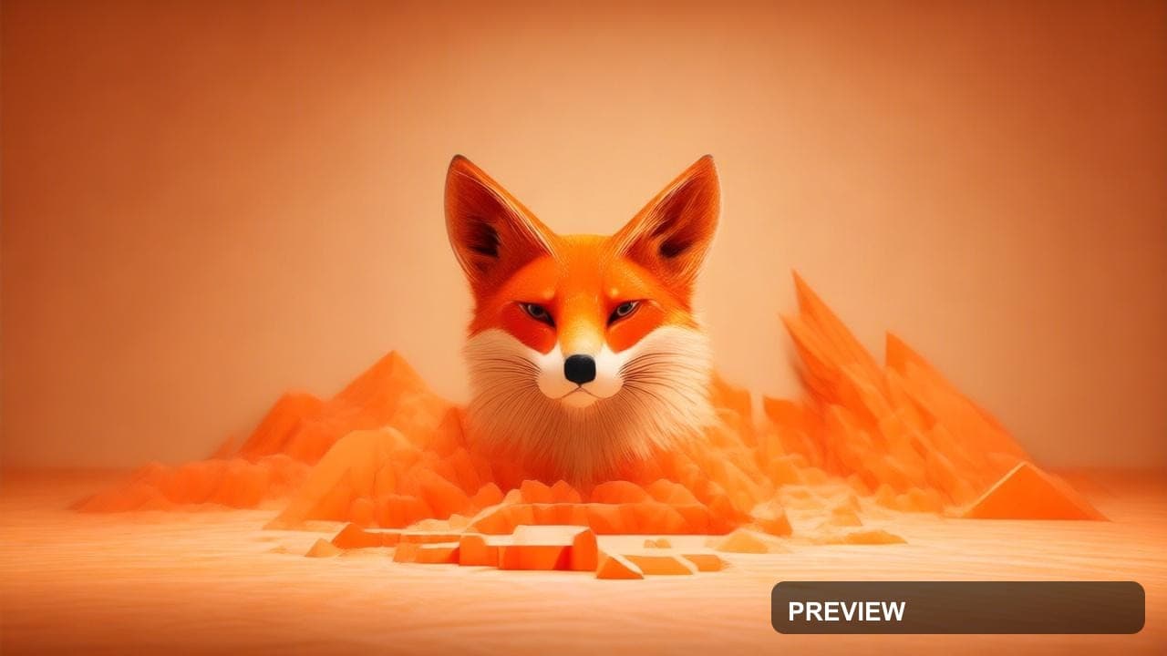 Foxes, Industrial aesthetic, Bauhaus, Serene mood, Beige accents, high detail... — wallpaper — 1280×720, Space, Cinematic, Serene